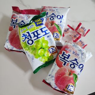 청포도캔디 복숭아캔디 — 5점을 준 리뷰어가 2022년 11월 올린 사용 사진