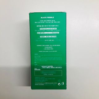 블랙페블 남성청결제 올인원 바디워시 클린 웨이브 — 4.5점을 준 리뷰어가 2021년 4월 올린 사용 사진