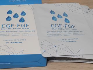 Dr.느루벗 느루벗 EGF FGF 스킨 리커버리 마스크 10장 — 5점을 준 리뷰어가 2021년 2월 올린 사용 사진