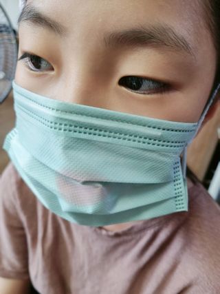 에어에이드 컬러 덴탈 마스크 — 5점을 준 리뷰어가 2021년 8월 올린 사용 사진