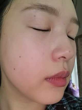 [오띠] SET_더마 컨트롤 선 크림( SPF50+ PA++++) & 100 마스크팩 x  4매 (수분/탄력/광채/장벽) — 5점을 준 리뷰어가 2022년 7월 올린 사용 사진