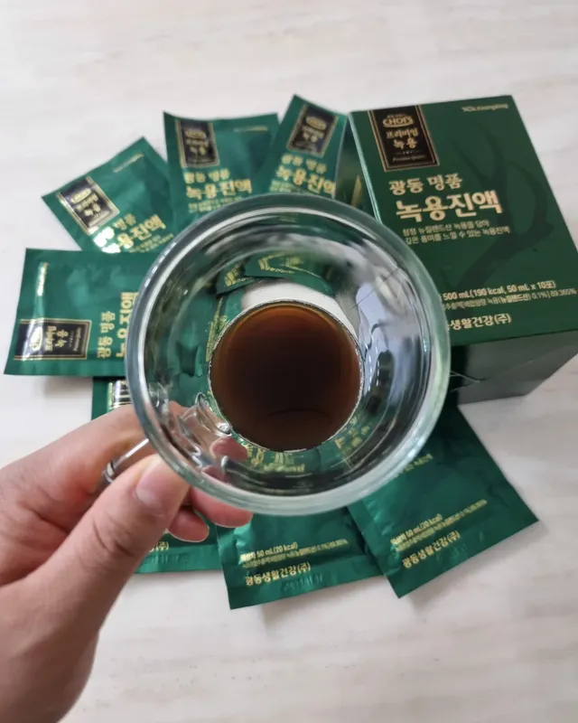 광동 명품 녹용진액 50mL x 30포 리뷰 사진
