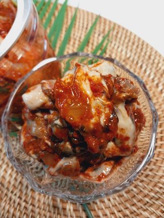 셰프애찬 별미김치 굴겉절이 1kg — 5점을 준 리뷰어가 2022년 12월 올린 사용 사진