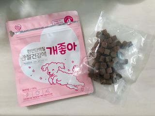 My Pet Care 천연단백질 관절건강에 개좋아 — 5점을 준 리뷰어가 2021년 1월 올린 사용 사진