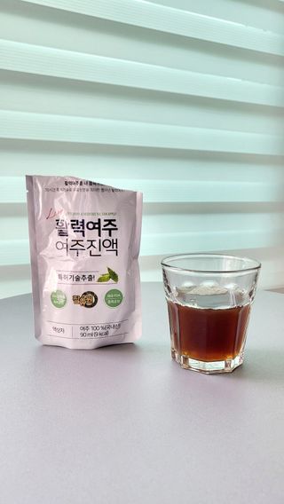 참유원 특허제조 활력 여주진액 여주즙 50포 — 5점을 준 리뷰어가 2022년 3월 올린 사용 사진