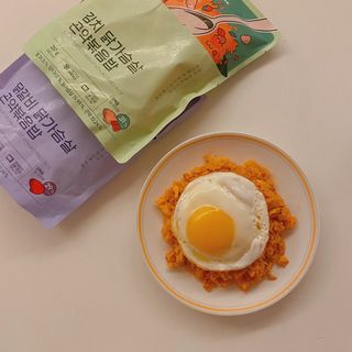 [푸딩팩토리] 요잇조잇 닭갈비 닭가슴살/김치 닭가슴살 곤약볶음밥 2종 (김치볶음밥 2개 닭갈비 볶음밥 1개) — 5점을 준 리뷰어가 2022년 8월 올린 사용 사진