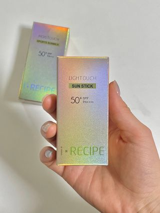 아이레시피 라이트터치 선스틱 15g (SPF50+, PA++++) — 5점을 준 리뷰어가 2023년 2월 올린 사용 사진
