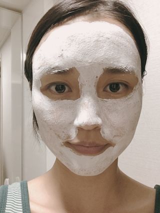 리더스코스메틱 리더스 밀크 스폰지 마스크 — 5점을 준 리뷰어가 2021년 8월 올린 사용 사진