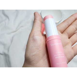 스킨큐어 산다화 카멜리아 안티 링클 멀티밤 — 5점을 준 리뷰어가 2023년 11월 올린 사용 사진