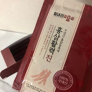 힘내라김홍삼 홍삼활력진 50ml x 5포 — 4점을 준 리뷰어가 2021년 3월 올린 사용 사진