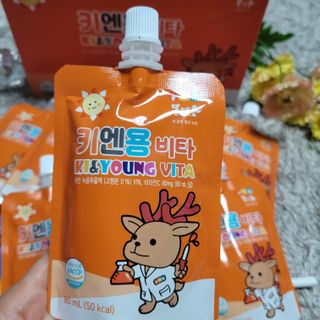 [몸엔용] 아이가 먹는 달콤 국산녹용 키엔용 비타  80ml x 10포 — 5점을 준 리뷰어가 2021년 7월 올린 사용 사진