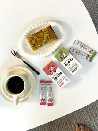 아이비웰니스 빵순이 효소 키위맛 7포 + 석류맛 7포 (총 14포, 2주분) — 5점을 준 리뷰어가 2022년 10월 올린 사용 사진