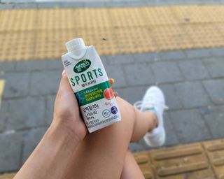 셀렉스스포츠 셀렉스 스포츠 웨이 프로틴 복숭아_ 330ml x 12팩 — 5점을 준 리뷰어가 2021년 8월 올린 사용 사진