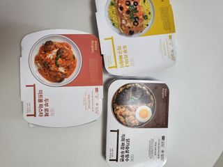 직탁 식단관리 3종 도시락 (두부 라자냐 라구빠에야, 두부로제 미트볼파스타, 닭탕수 직화 짜장 두부면) — 5점을 준 리뷰어가 2022년 6월 올린 사용 사진