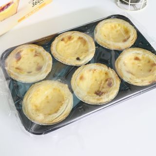디앙뜨 포르투갈 에그타르트 오리지널 맛+패션후르츠+초콜릿타르트 맛 중 택1 — 3.5점을 준 리뷰어가 2021년 8월 올린 사용 사진