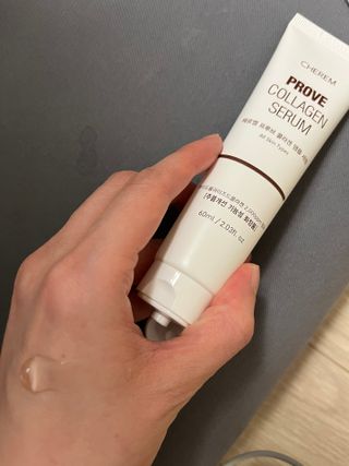 체르엠  프루브 콜라겐 앰플세럼 60ml 1병 — 4점을 준 리뷰어가 2022년 2월 올린 사용 사진