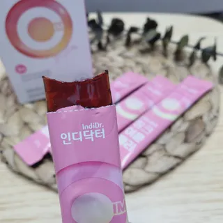 [인디닥터] 면역 생생 핑크 이뮨 젤리 — 5점을 준 리뷰어가 2022년 3월 올린 사용 사진