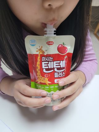 나우캠페인용 [한미사이언스] 우리 아이 튼튼, 엄마 마음 든든! 마시는텐텐 플러스 (100ml*10입) — 5점을 준 리뷰어가 2023년 10월 올린 사용 사진
