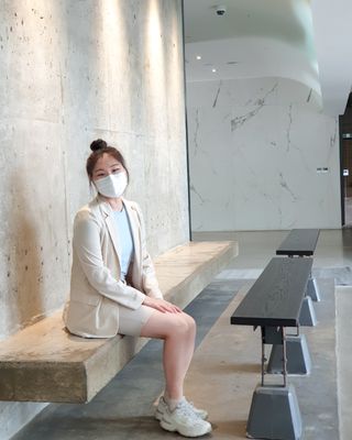 [딕시] dxxy 딕시 리프레시 퍼펙트® 숏 슬리브 — 5점을 준 리뷰어가 2022년 5월 올린 사용 사진