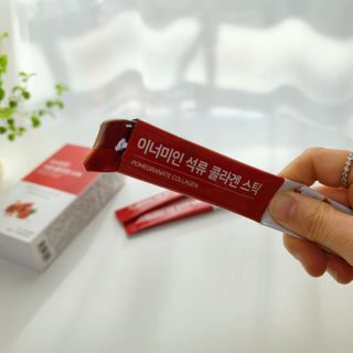 이너미인 석류 콜라겐 스틱 — 5점을 준 리뷰어가 2021년 1월 올린 사용 사진