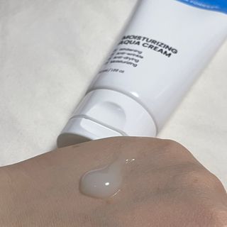 더마포레스트 모이스처라이징 아쿠아크림 / 수분크림 히알루론산 펩타이드 보습 미백 주름개선 — 5점을 준 리뷰어가 2021년 7월 올린 사용 사진