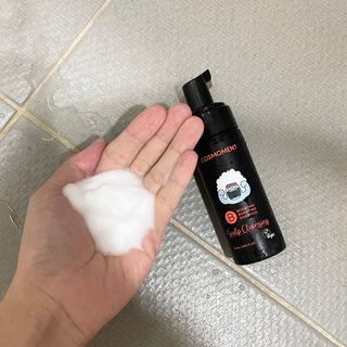 코스모먼트 부스티모 부스팅샴푸60ml + 비듬세정 진정샴푸50ml — 5점을 준 리뷰어가 2021년 11월 올린 사용 사진