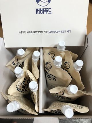 서비푸드 리얼 닭주스 오리지널 200g 1세트 10개입 — 5점을 준 리뷰어가 2022년 1월 올린 사용 사진
