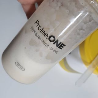 프로티원 단백질쉐이크 곡물맛 2주분 1통+보틀 — 5점을 준 리뷰어가 2021년 4월 올린 사용 사진