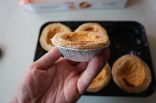 디앙뜨 포르투갈 에그타르트 오리지널 맛+패션후르츠+초콜릿타르트 맛 중 택1 — 5점을 준 리뷰어가 2021년 7월 올린 사용 사진