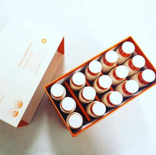 12월 15일 출시, 건강기능식품 브랜드 본리브 나 다운 시작 제품 3종 — 5점을 준 리뷰어가 2021년 2월 올린 사용 사진