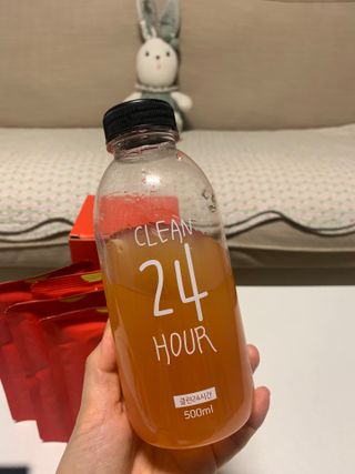 클린24시간 레드박스 1BOX(5포) + 전용보틀(500ml) — 5점을 준 리뷰어가 2024년 2월 올린 사용 사진
