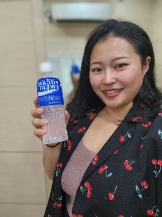 [동아오츠카] 포카리스웨트  500ml PET + 이온워터 500ml PET — 5점을 준 리뷰어가 2025년 7월 올린 사용 사진