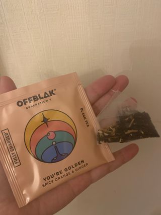 [오프블랙] 아침을 상큼하게 시작하는 에너지티! 유아골든 블렌딩홍차 12T — 5점을 준 리뷰어가 2021년 11월 올린 사용 사진