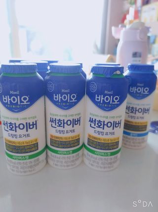 LIVE 매일바이오 썬화이버 드링킹 요거트 — 5점을 준 리뷰어가 2022년 8월 올린 사용 사진