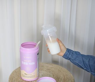 [푸름웰니스] 프로틴 다이어트 단백질 쉐이크 (750g) — 5점을 준 리뷰어가 2022년 3월 올린 사용 사진