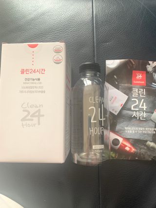 클린24시간 1BOX(5포) + 전용보틀(500ml) — 5점을 준 리뷰어가 2023년 8월 올린 사용 사진