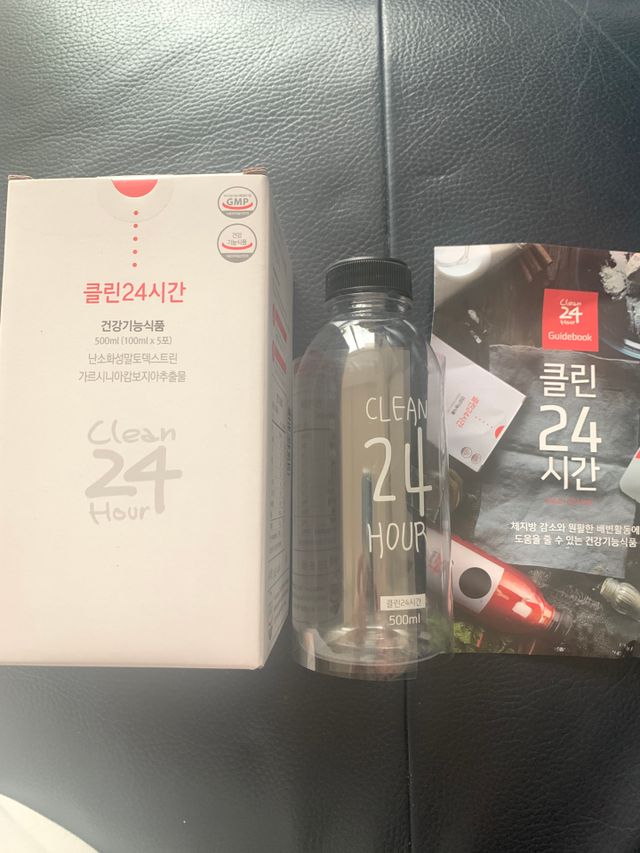 클린24시간 1BOX(5포) + 전용보틀(500ml) 리뷰 사진