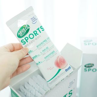 셀렉스스포츠 [복숭아맛] 셀렉스 스포츠 웨이 프로틴 파우더 스틱형 — 5점을 준 리뷰어가 2021년 5월 올린 사용 사진