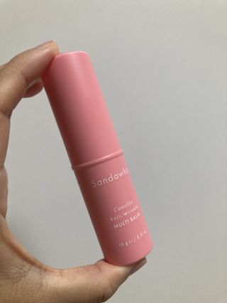 스킨큐어 산다화 카멜리아 안티 링클 멀티밤 — 5점을 준 리뷰어가 2023년 10월 올린 사용 사진