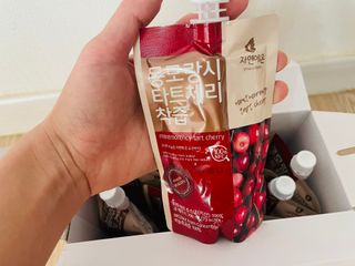 자연에온 몽모랑시 타트체리 착즙 100mL 10개입 2BOX — 5점을 준 리뷰어가 2021년 1월 올린 사용 사진
