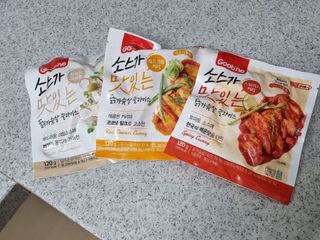 굽네몰 [굽네] 소스가 맛있는 닭가슴살 슬라이스 4종 — 5점을 준 리뷰어가 2021년 11월 올린 사용 사진
