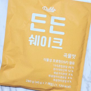 [덜다] 든든 식물성 단백질 쉐이크 40g X 7입 (곡물/딸기) — 5점을 준 리뷰어가 2023년 8월 올린 사용 사진