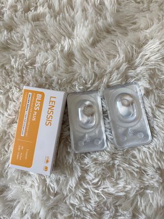 렌시스 LENSSIS [ 렌시스 ] 꾸안꾸템 , 낀 듯 안 낀 듯 자연스러운 ＃블리스시리즈 1개월용 ｜ 2컬러 중 택1 ｜ — 5점을 준 리뷰어가 2021년 4월 올린 사용 사진