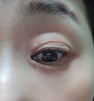 피비에스코리아 [오마이셀프] 셀프 속눈썹펌 키트 뷰러펌 파마 세트 — 4점을 준 리뷰어가 2022년 1월 올린 사용 사진