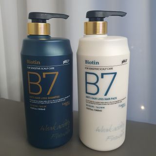 [포레스트스토리] B7 안티 헤어로스 샴푸1,000ml + 헤어팩 1,000ml — 5점을 준 리뷰어가 2021년 3월 올린 사용 사진