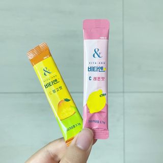 비타앤C 레몬맛, 망고맛 — 5점을 준 리뷰어가 2021년 5월 올린 사용 사진