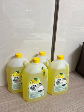 지오클린 레몬테라피 액체세제 2.5L 4개 — 5점을 준 리뷰어가 2022년 8월 올린 사용 사진