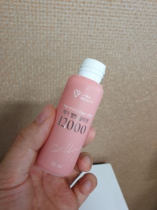 랩앤뷰티 메가 벨벳 콜라겐 12000 — 4점을 준 리뷰어가 2021년 5월 올린 사용 사진