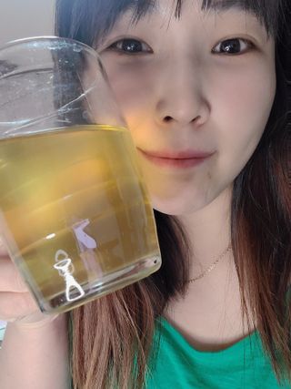 산그리메 작두콩차 — 5점을 준 리뷰어가 2021년 4월 올린 사용 사진