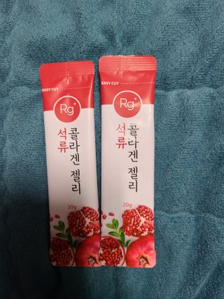 함초록 Rg+ 석류콜라겐젤리 — 5점을 준 리뷰어가 2021년 3월 올린 사용 사진